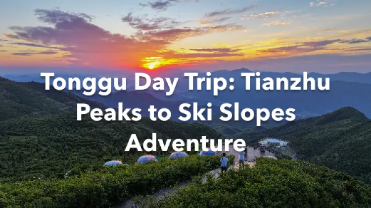 Tonggu 1 Day Itinerary