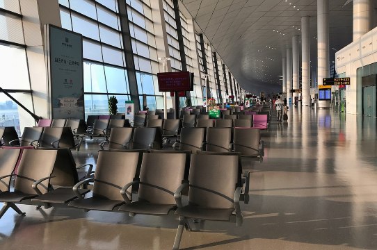 Zhengzhou Airport waiting area, Zhengzhou