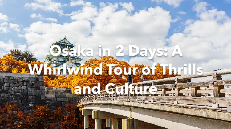 Osaka 2 Days Itinerary