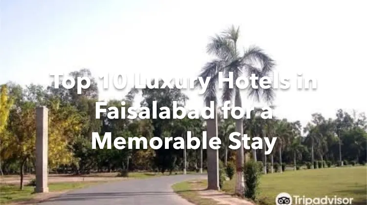Top 10 Luxury Hotels in Faisalabad for a Memorable Stay