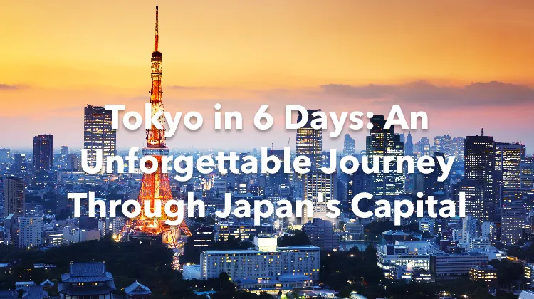 Tokyo 6 Days Itinerary