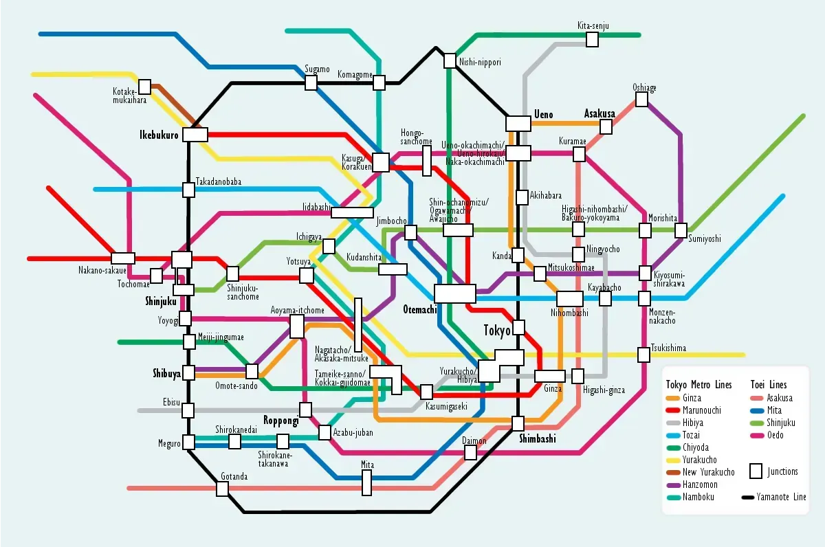 Info Lengkap Tokyo Metro: Jalur & Peta