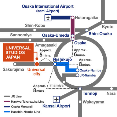How to go to Universal Studios Japan