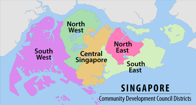 新加坡地圖