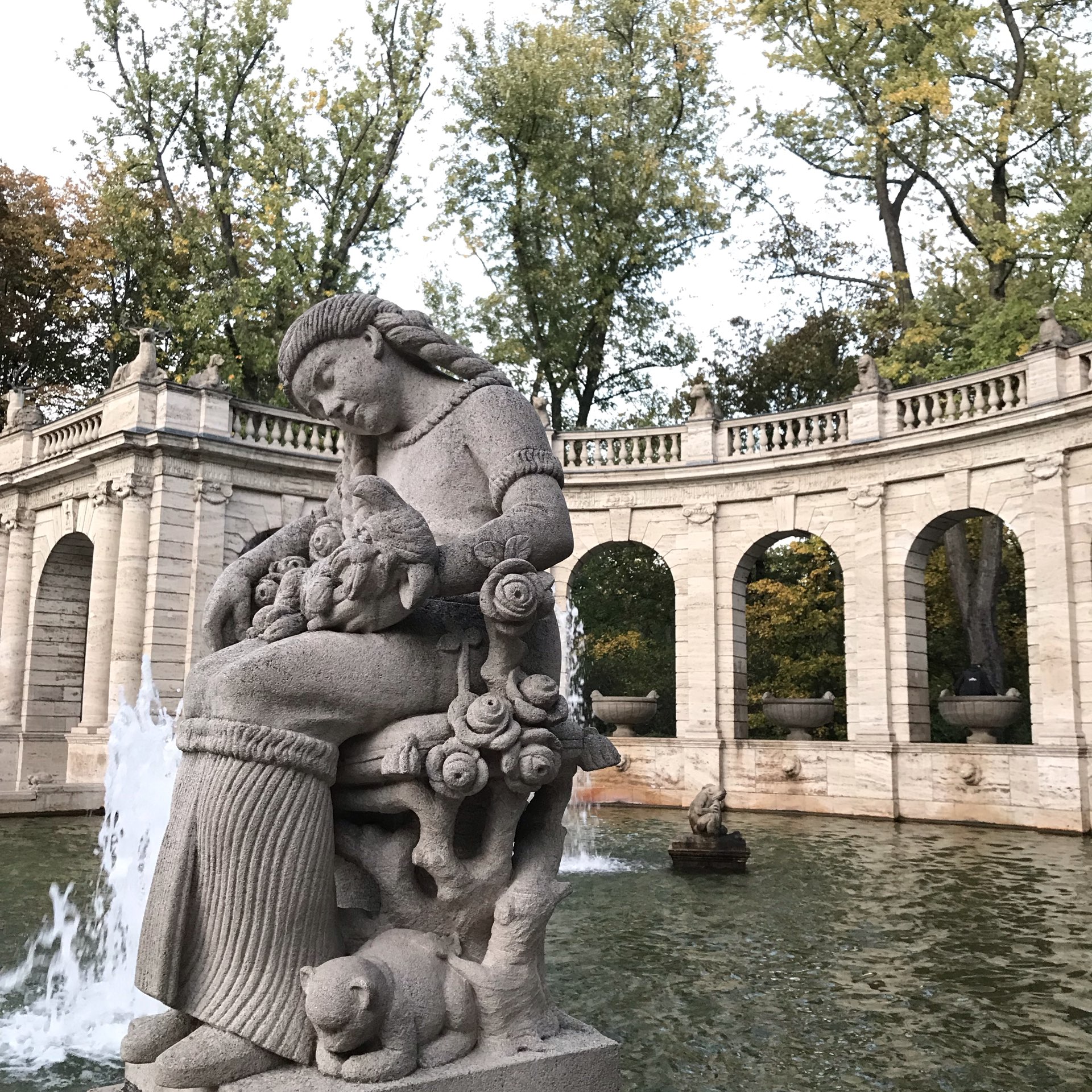 童话喷泉在柏林