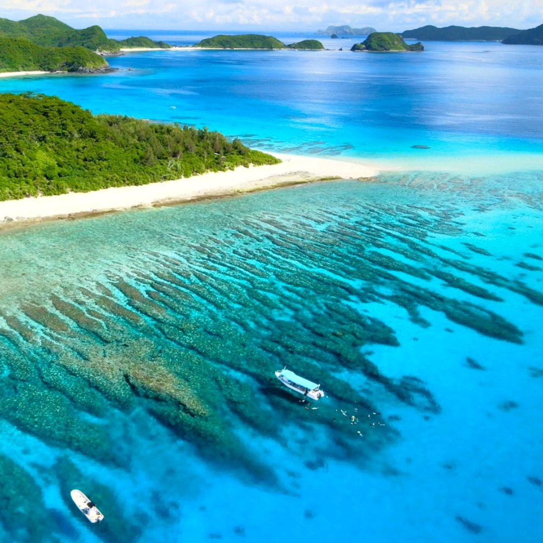 [冲绳喀拉马群岛]礁石和喀拉马蓝✨✨✨