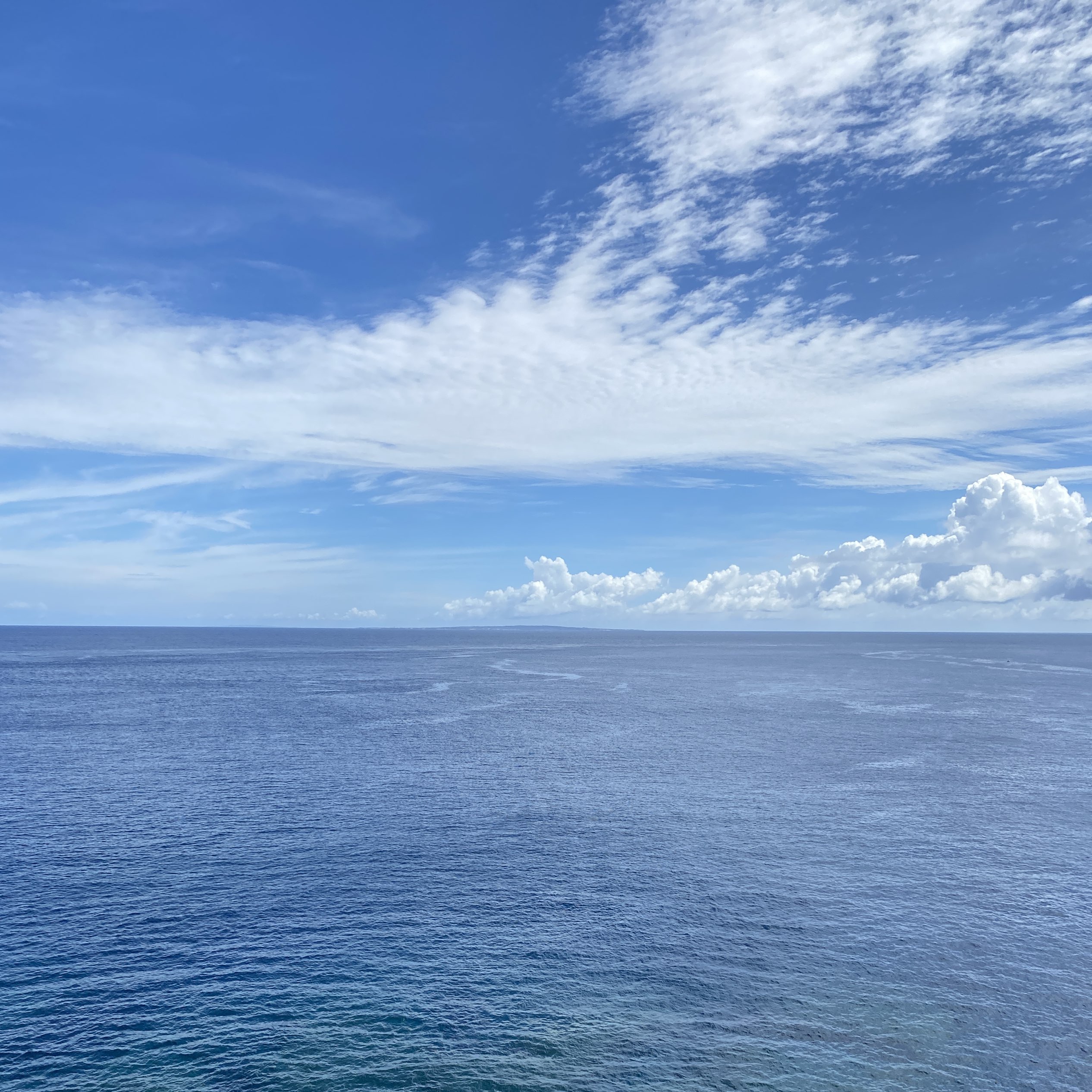 [冲绳･主岛]在晴天可以看到与论岛的冲绳最北端的海角✨