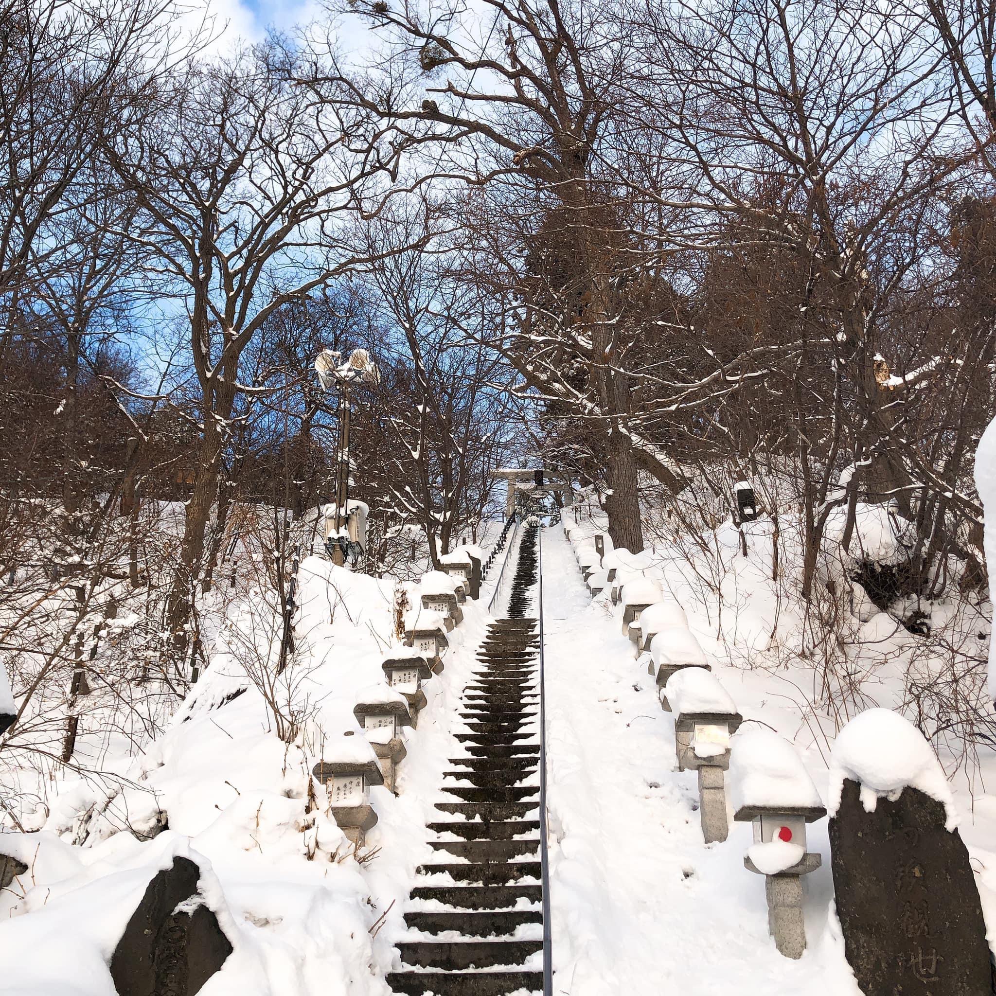 超唯美雪景雪景｜藏王温泉街