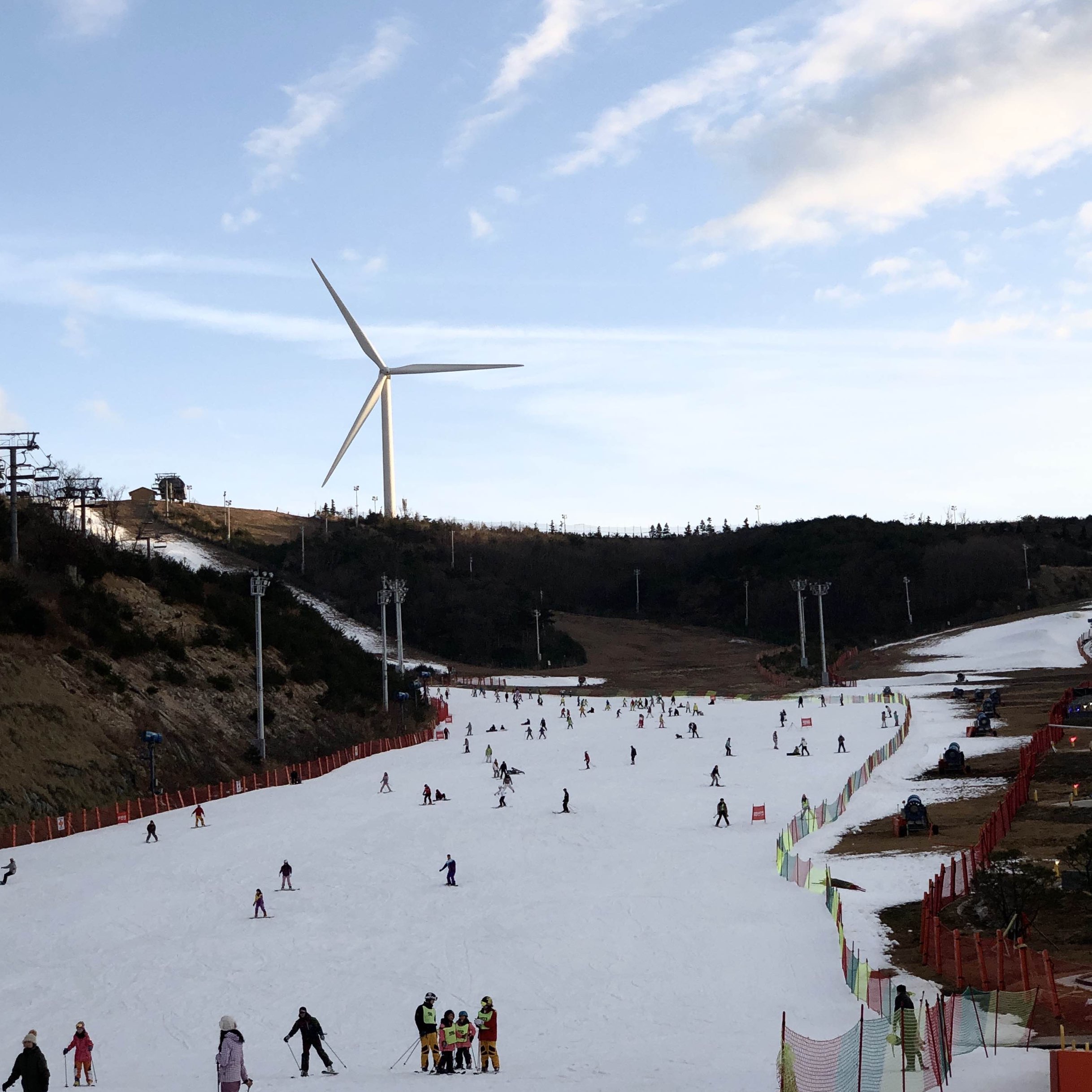 釜山伊甸园山谷渡假村滑雪⛷️初体验