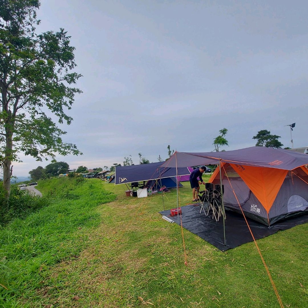 搭帐篷,感受冷风@Khao Phaeng Ma,Wang Nam Khiao