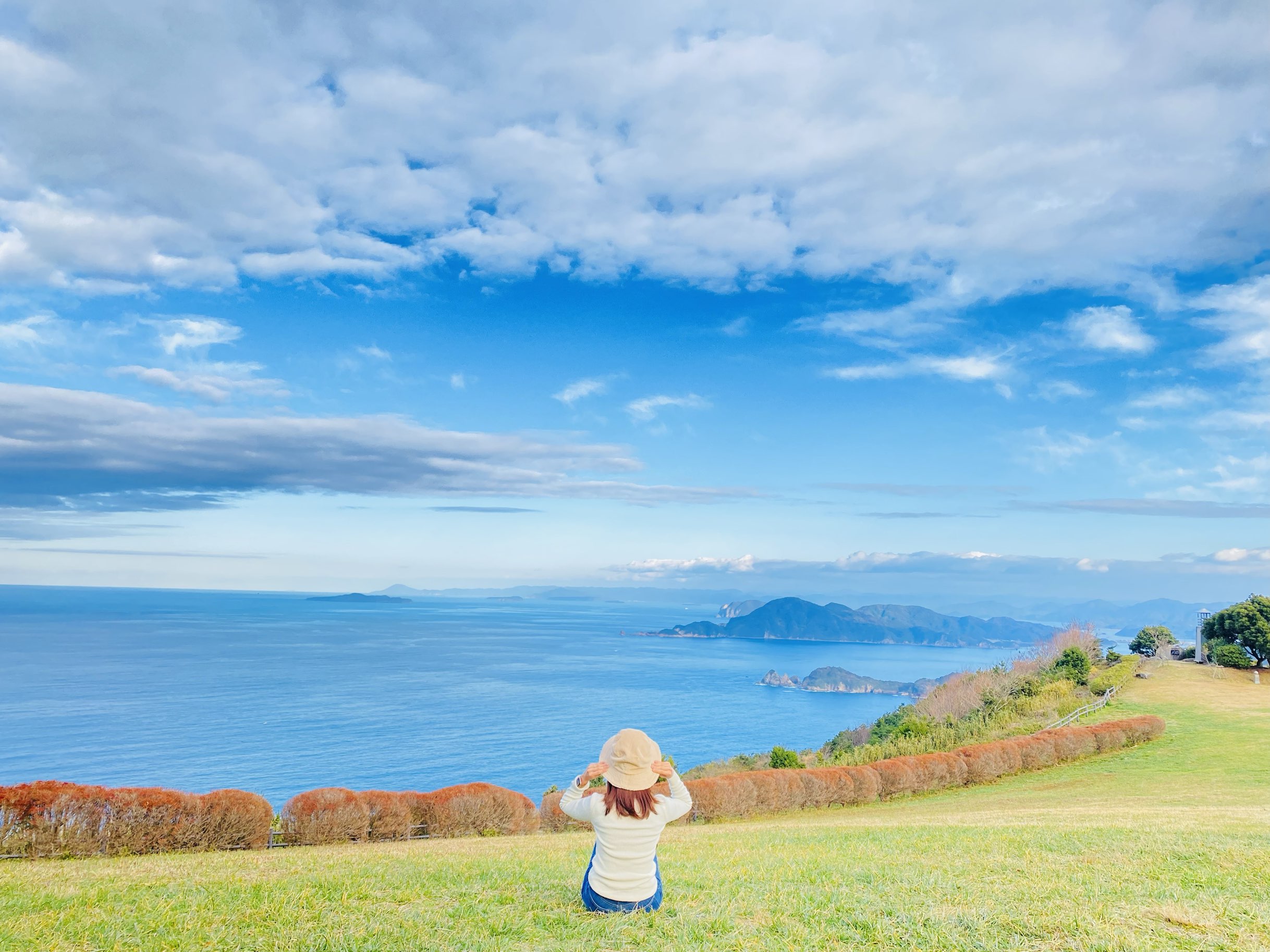 【山口】从长门市千叠敷眺望绝景