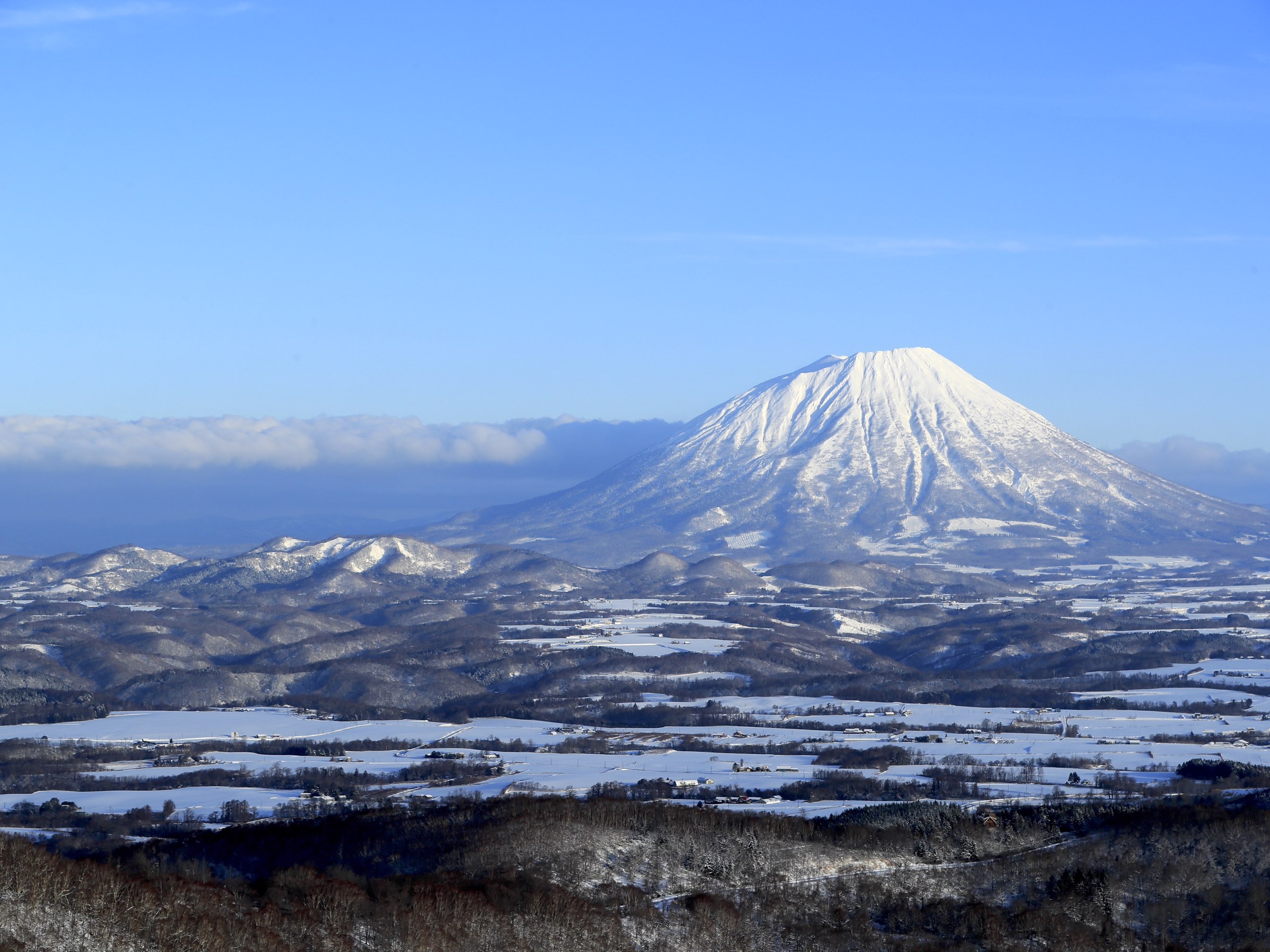 日本北海道羊蹄山