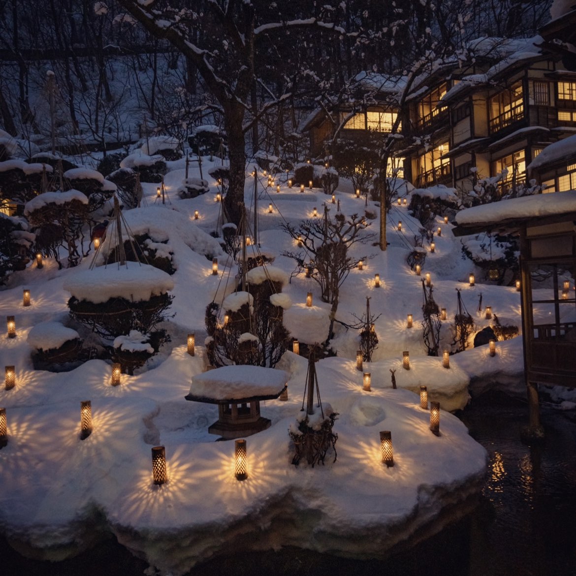 只能在冬天看到的梦幻雪见蜡烛