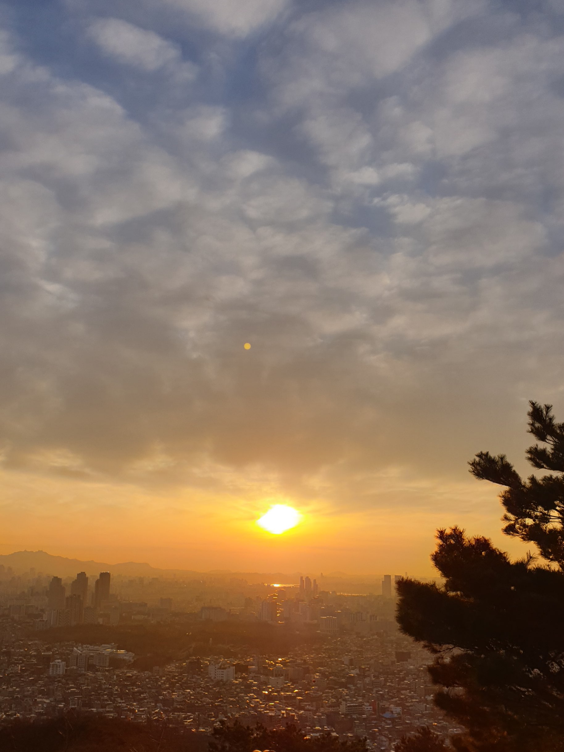 首尔市中心的日落景点🌅