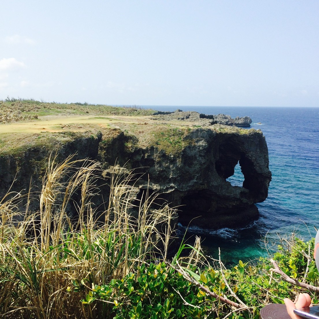 [冲绳中部最北端]奇岩和水的绝景🪨🌊