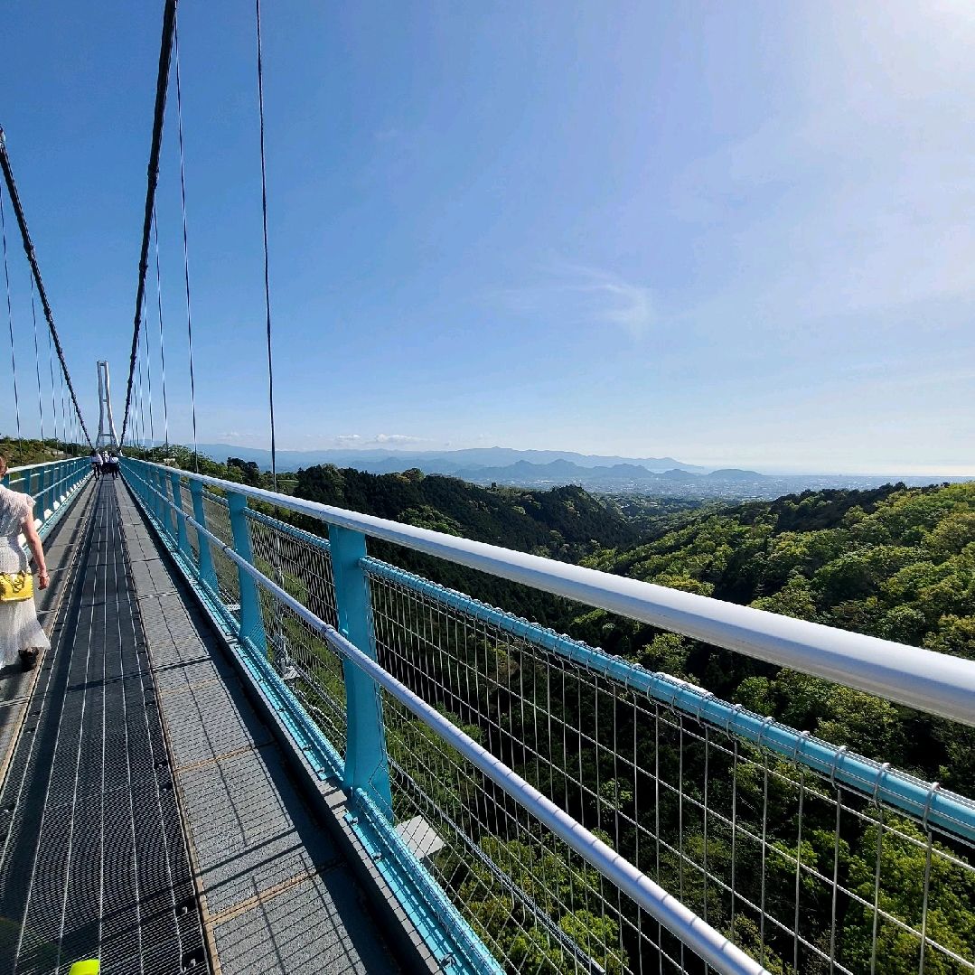 从桥上眺望富士山的绝景[三岛天行道]✨