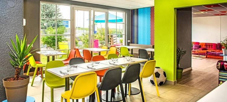 斯特拉斯堡南宜必思快捷 Illkirch 盖斯波尔塞姆酒店(Ibis Budget Strasbourg Sud Illkirch Geispolsheim)图片