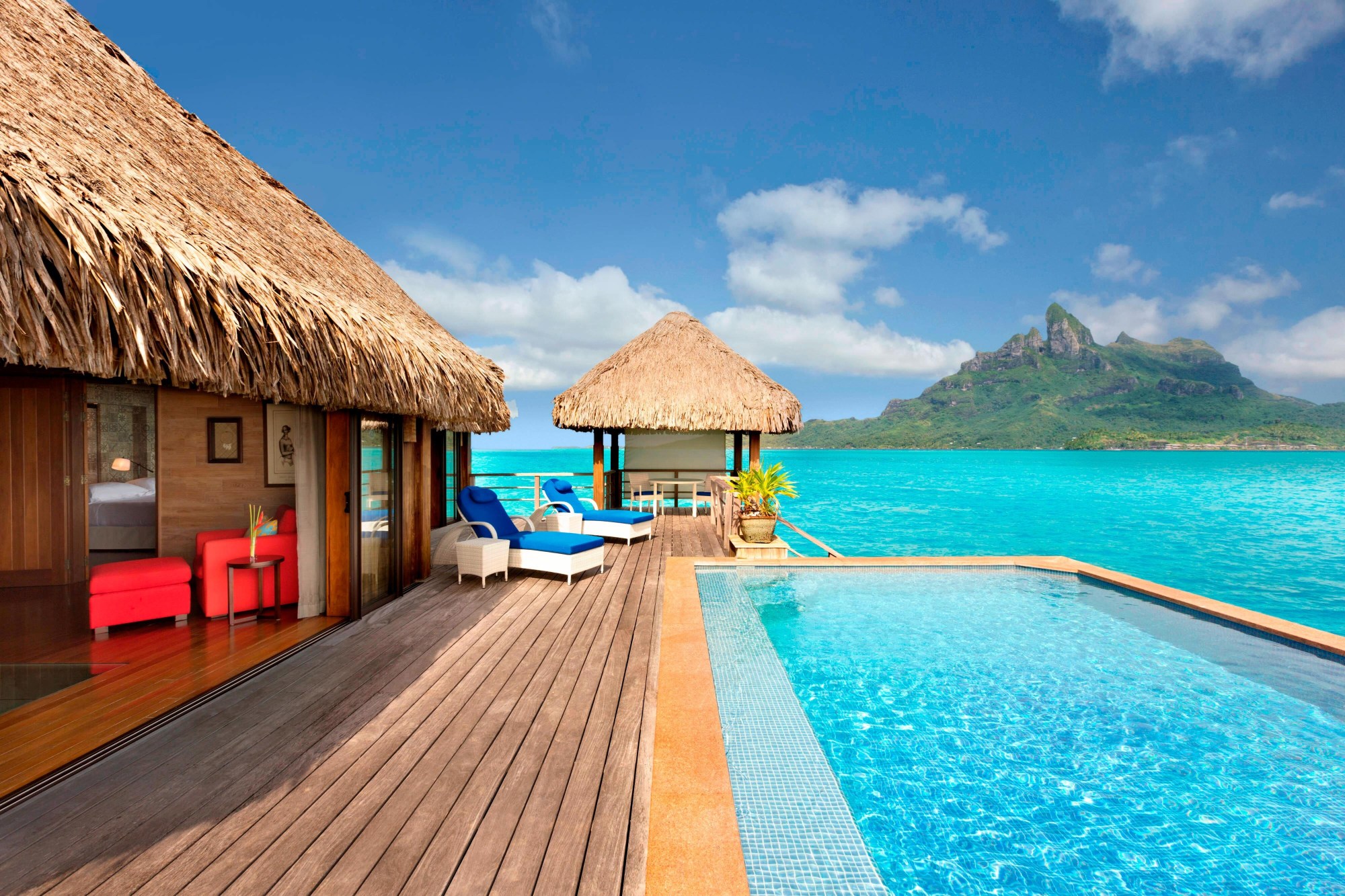 The St. Regis Bora Bora Resort Over view
