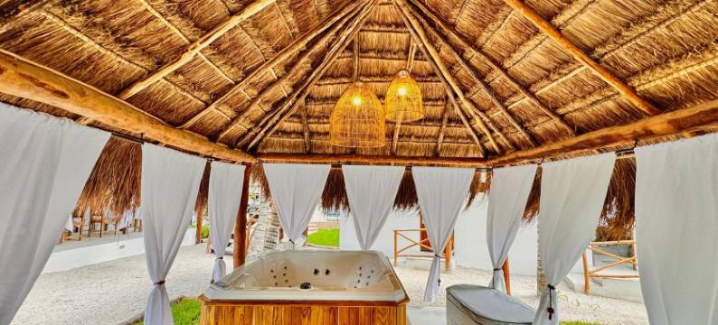 阿祖莱亚巴卡拉酒店和水疗中心 - 泻湖前(Hotel Azulea Bacalar - Lagoon Front)图片