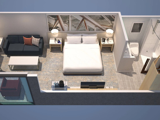 芝加哥市中心万豪酒店壮丽大道