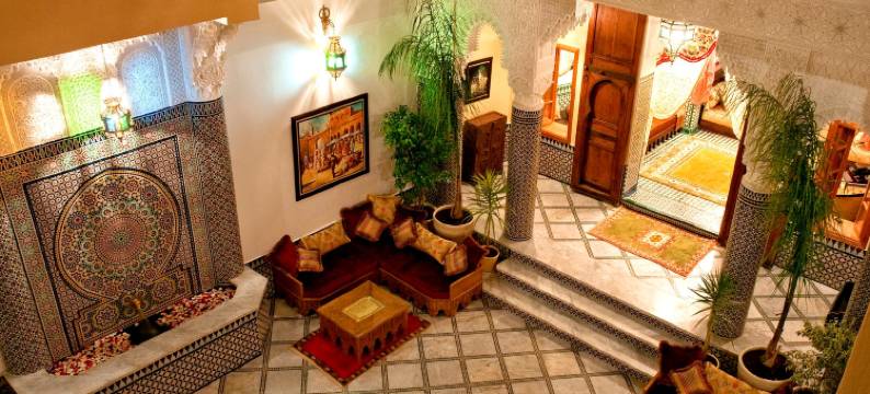 非斯博耶达布摩洛哥传统庭院住宅(Riad-Boutique Borj Dhab Fez)图片
