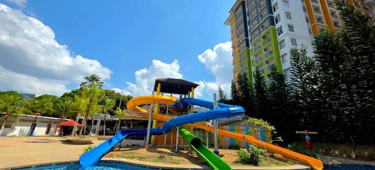 位于艾尔乞罗的2卧室公寓-722平方米|带2个独立浴室(Paragon Water Themepark Suites Melaka by GGM)图片
