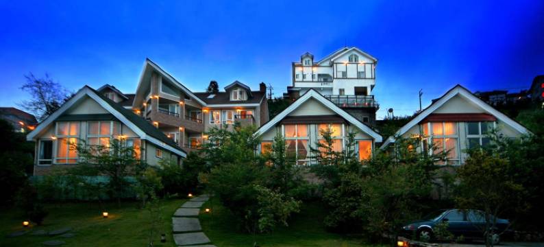 南投清境岚山小镇图片