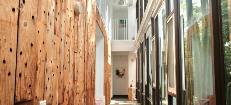 南投日月潭爱黏在一起设计师民宿图片