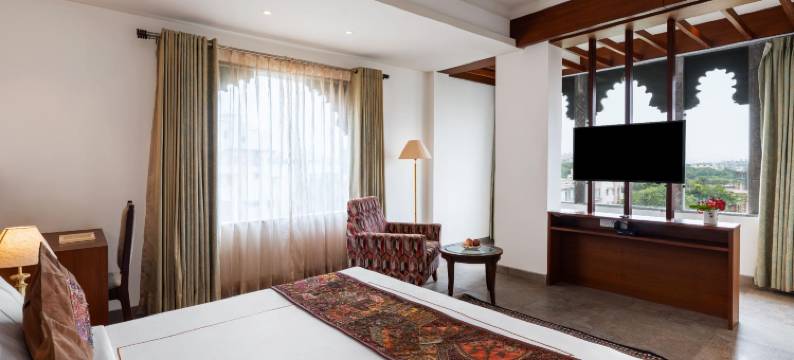 乌代布尔拉姆维拉斯湖景屋顶酒店(The Ramvilas - A Rooftop Lake View Hotel in Udaipur)图片