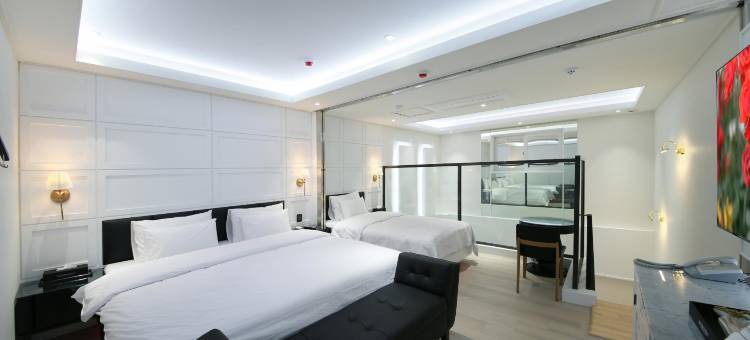 原州WJ酒店满屋(WJ Hotel Full House)图片