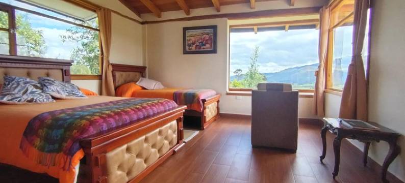 众火山路线的乡村屋(Ruta de Los Volcanes)图片