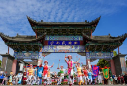 云南民族村景点图片