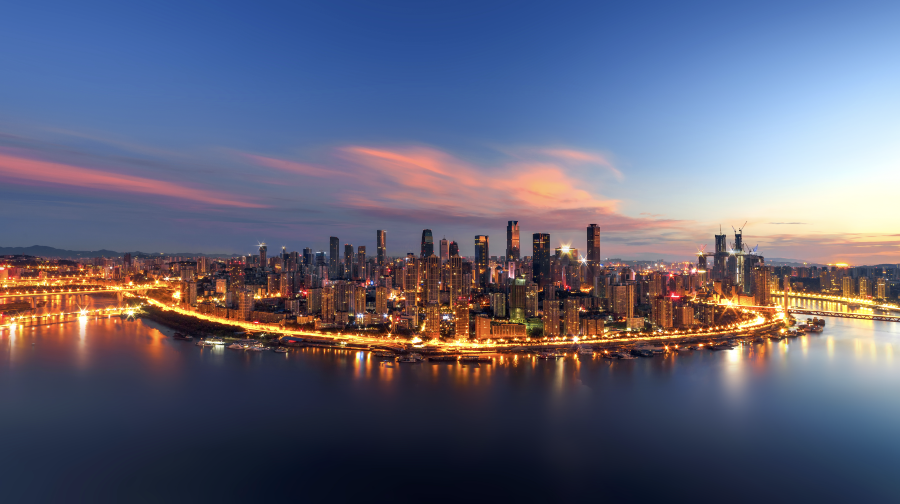 重庆城上天幕乐游观光塔