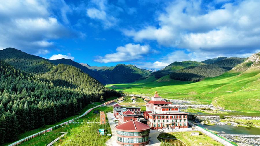 祁连山冰沟河景区