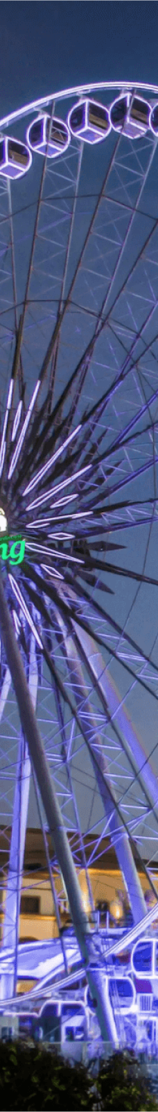 曼谷夜市摩天轮-曼谷