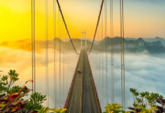 矮寨大桥景点图片