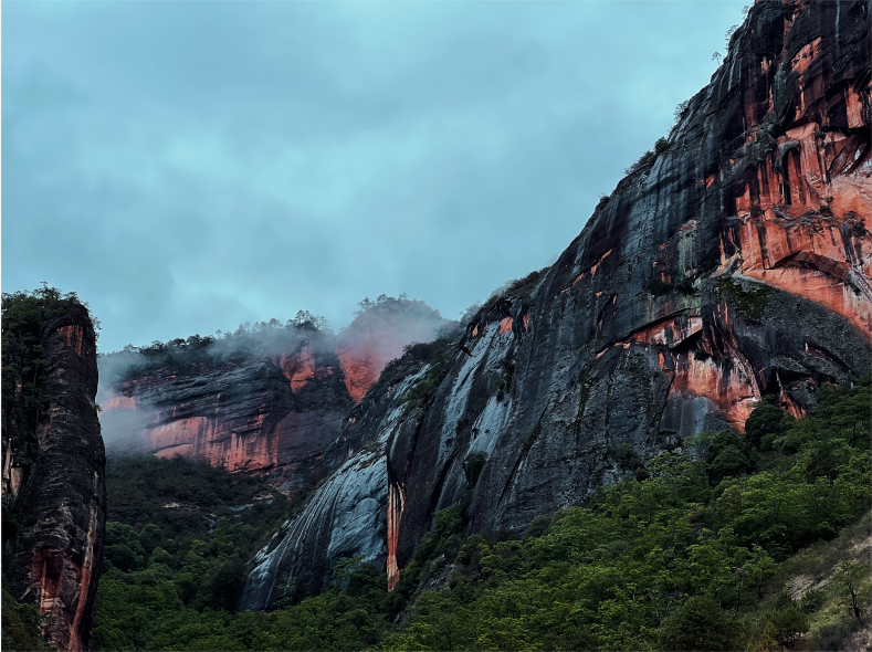 老君山黎明黎光丹霞地貌景区