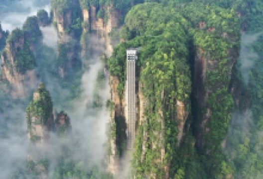 百龙天梯景点图片