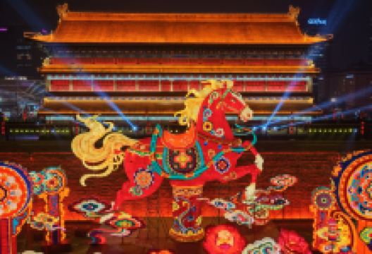 西安城墙景点图片