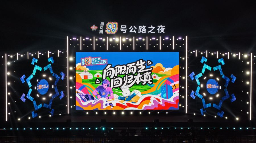 西乌旗99号公路之夜