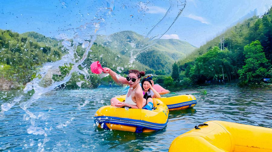 广州从化冰河漂流