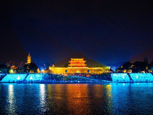 信安湖夜游