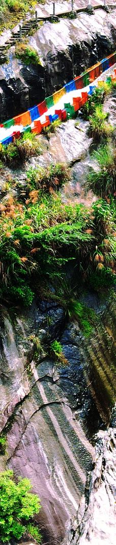 天景山飞瀑漂流-麻城