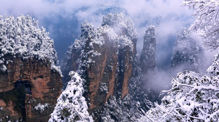 4-day 3-night · Group Tours · Zhangjiajie + Tianmen Mountain National Forest Park + Fenghuang Ancient Town·  