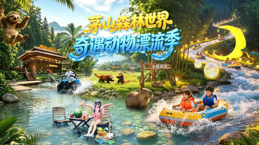 茅山森林世界丛林漂流