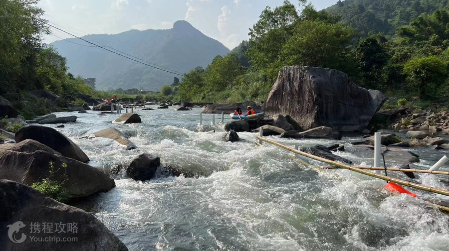 雁荡山仙溪漂流
