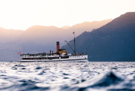 新西兰皇后镇TSS厄恩斯劳号蒸汽船+农场一日游【巡航时可欣赏360度全景】