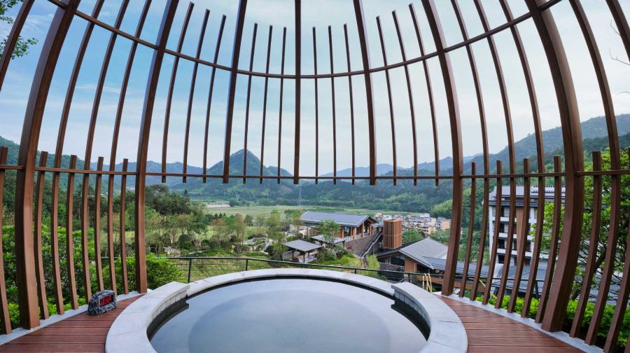 清远温德姆度假酒店温泉区