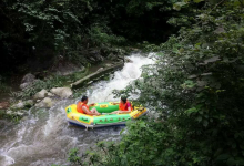 衡山九龙峡漂流景点图片