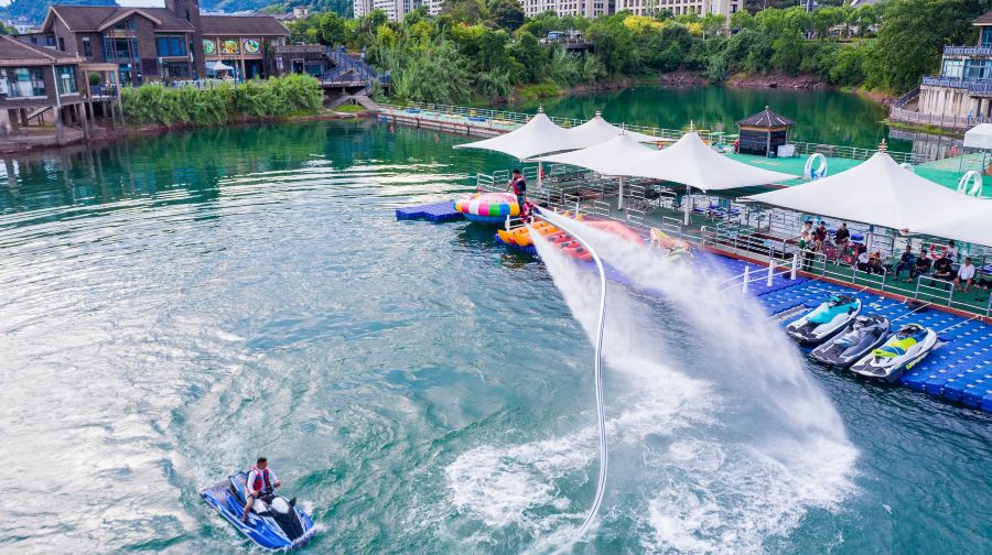 千岛湖钓鱼岛水上乐园